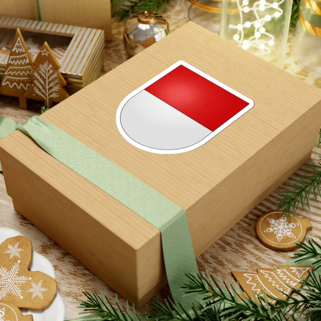 Solothurn-coat of arms (Switzerland) (Coat of Arms) STICKER Vinyl Kiss-Cut Decal - The Sticker Space