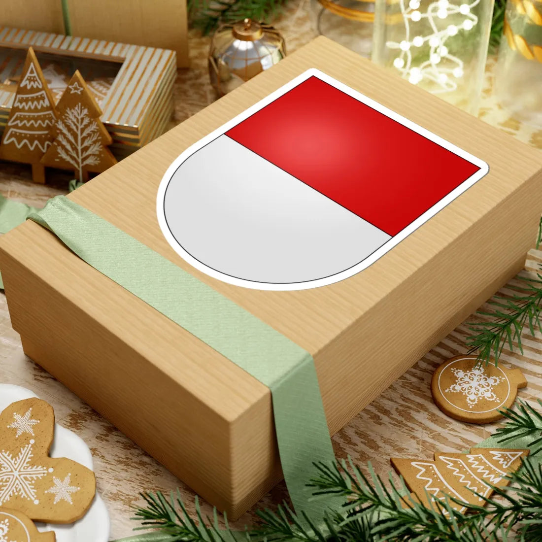 Solothurn-coat of arms (Switzerland) (Coat of Arms) STICKER Vinyl Kiss-Cut Decal - The Sticker Space