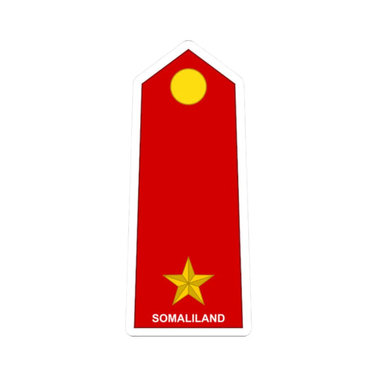 Somaliland Army OF 1a (Mali) (Military Rank) STICKER Vinyl Kiss-Cut Decal 2 Inch White - The Sticker Space
