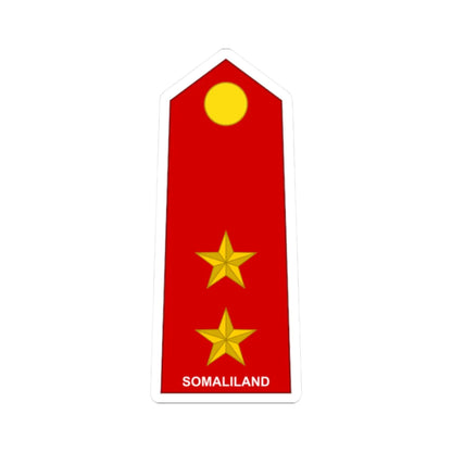 Somaliland Army OF 1b (Mali) (Military Rank) STICKER Vinyl Kiss-Cut Decal 2 Inch White - The Sticker Space