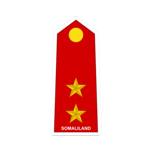 Somaliland Army OF 1b (Mali) (Military Rank) STICKER Vinyl Kiss-Cut Decal 2 Inch White - The Sticker Space