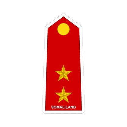 Somaliland Army OF 1b (Mali) (Military Rank) STICKER Vinyl Kiss-Cut Decal 4 Inch White - The Sticker Space