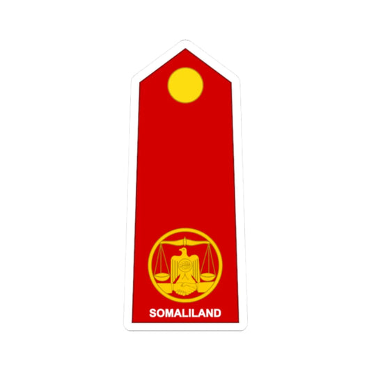 Somaliland Army OF 3 (Mali) (Military Rank) STICKER Vinyl Kiss-Cut Decal 2 Inch White - The Sticker Space