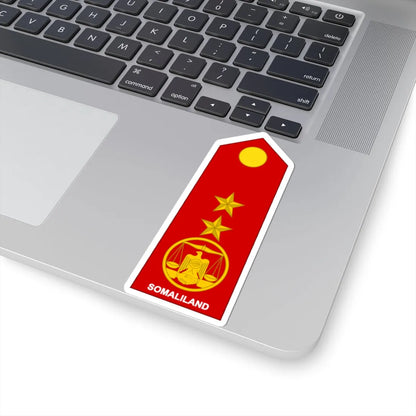 Somaliland Army OF 5 (Mali) (Military Rank) STICKER Vinyl Kiss-Cut Decal - The Sticker Space