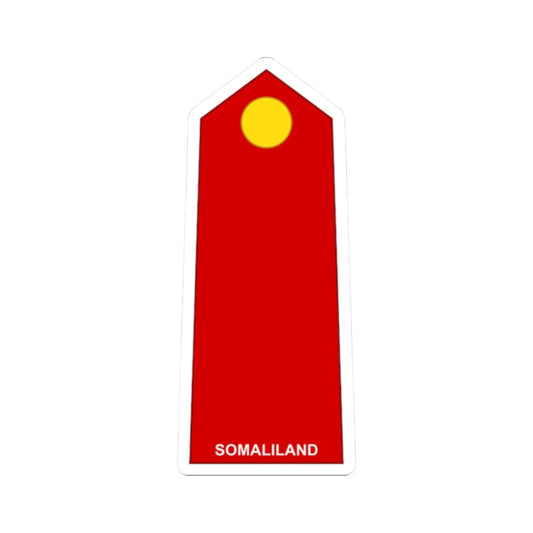 Somaliland Army OR 1 (Mali) (Military Rank) STICKER Vinyl Kiss-Cut Decal 2 Inch White - The Sticker Space
