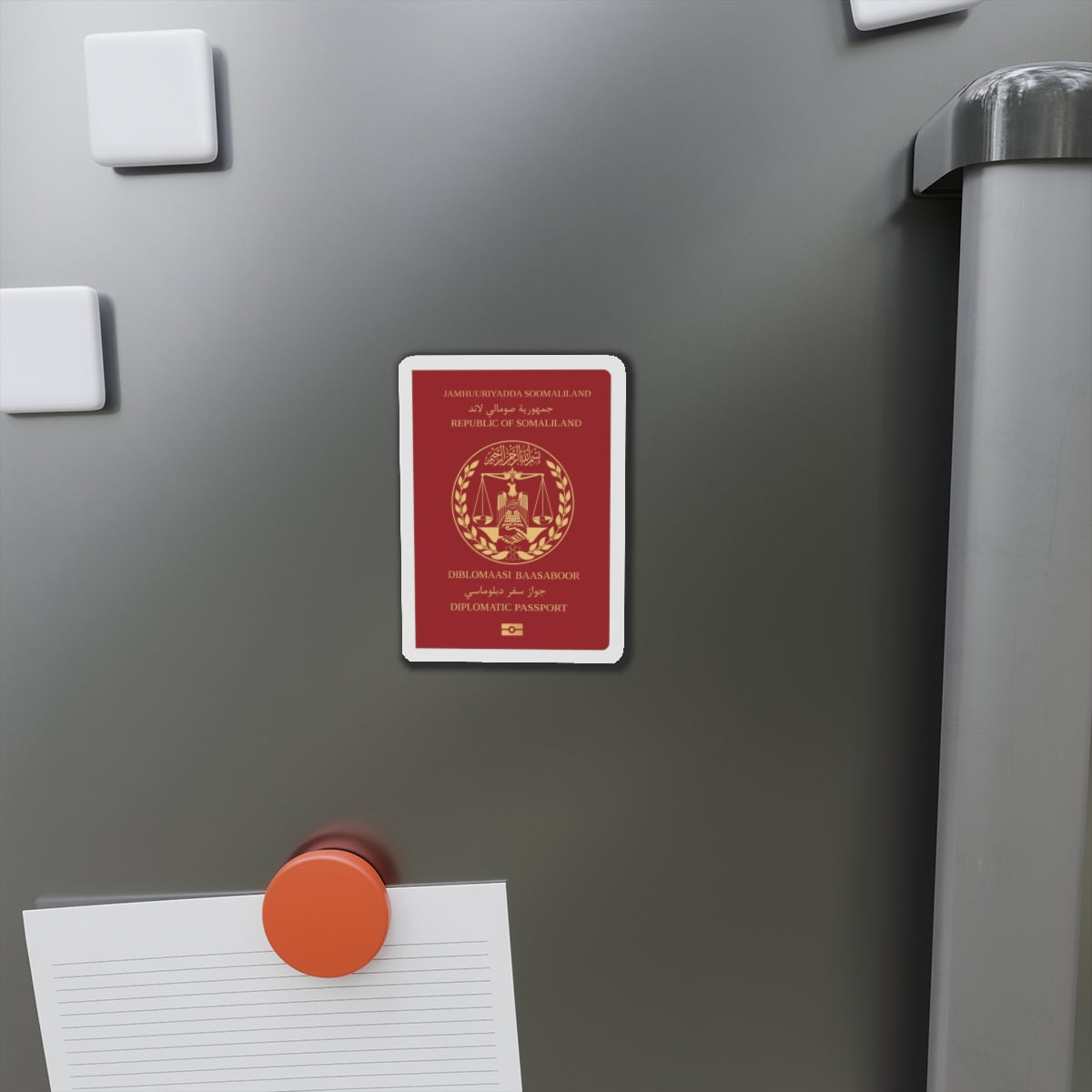 Somaliland Diplomatic Passport - Die-Cut Magnet-The Sticker Space