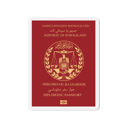 Somaliland Diplomatic Passport - Die-Cut Magnet-2" x 2"-The Sticker Space