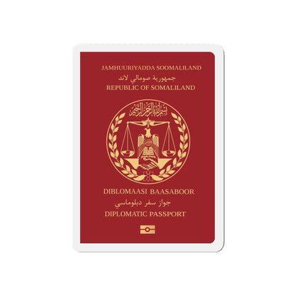 Somaliland Diplomatic Passport - Die-Cut Magnet-5" x 5"-The Sticker Space