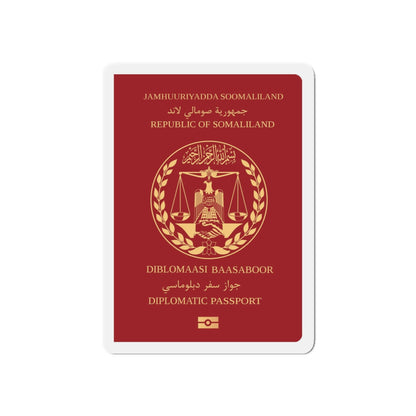 Somaliland Diplomatic Passport - Die-Cut Magnet-6 × 6"-The Sticker Space