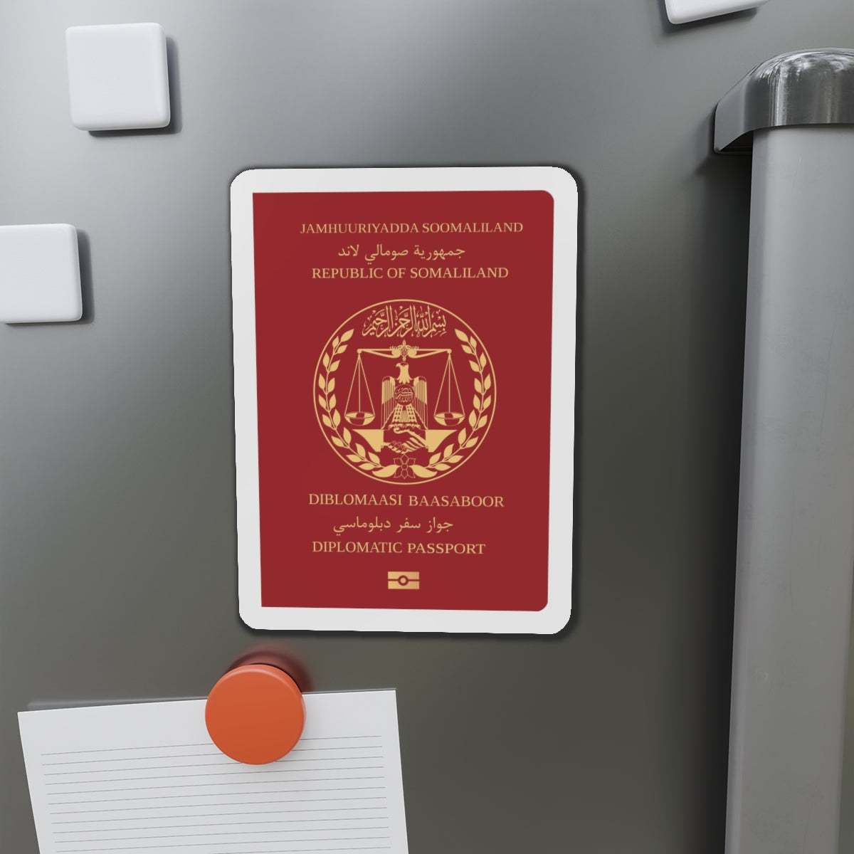 Somaliland Diplomatic Passport - Die-Cut Magnet-The Sticker Space