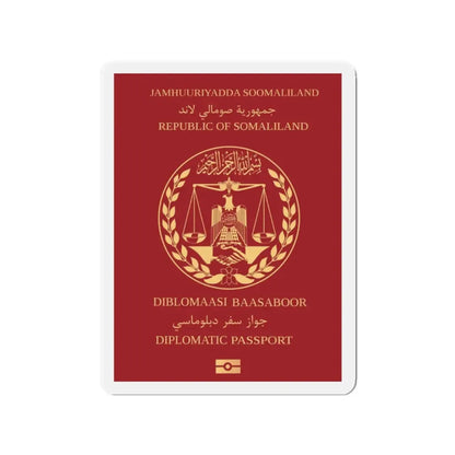 Somaliland Diplomatic Passport - Refrigerator Magnet 2 Inch - The Sticker Space