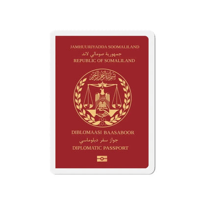 Somaliland Diplomatic Passport - Refrigerator Magnet 5 Inch - The Sticker Space