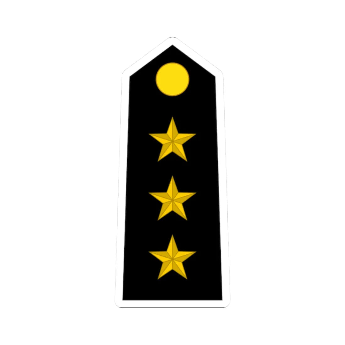 Somaliland Navy OF 2 (Mali) (Military Rank) STICKER Vinyl Kiss-Cut Decal 2 Inch White - The Sticker Space