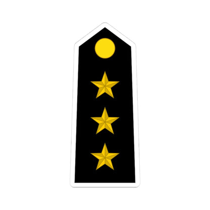 Somaliland Navy OF 2 (Mali) (Military Rank) STICKER Vinyl Kiss-Cut Decal 4 Inch White - The Sticker Space