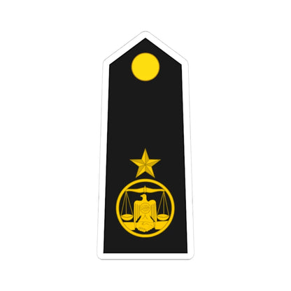 Somaliland Navy OF 4 (Mali) (Military Rank) STICKER Vinyl Kiss-Cut Decal 4 Inch White - The Sticker Space