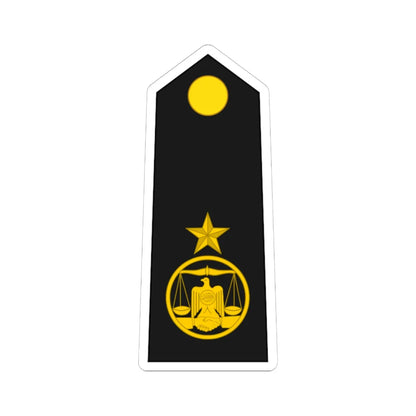 Somaliland Navy OF 4 (Mali) (Military Rank) STICKER Vinyl Kiss-Cut Decal 6 Inch White - The Sticker Space