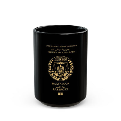 Somaliland Passport - Black Coffee Mug