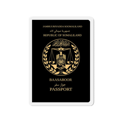 Somaliland Passport (Non Biometric) - Die-Cut Magnet-3" x 3"-The Sticker Space