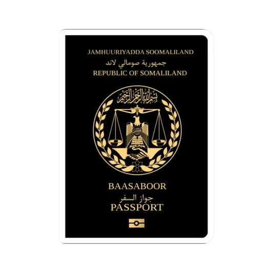 Somaliland Passport - STICKER Vinyl Kiss-Cut Decal 2 Inch White - The Sticker Space