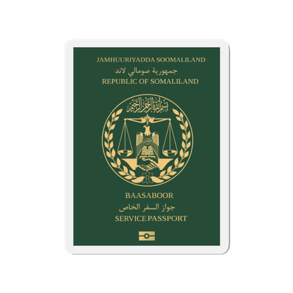 Somaliland Service Passport - Die-Cut Magnet-2" x 2"-The Sticker Space