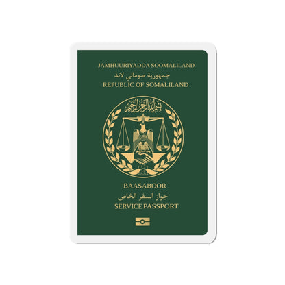 Somaliland Service Passport - Die-Cut Magnet-5" x 5"-The Sticker Space