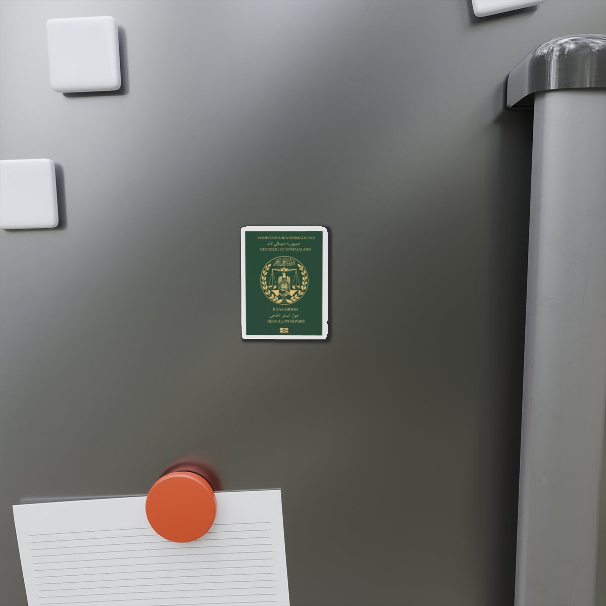 Somaliland Service Passport - Die-Cut Magnet-The Sticker Space