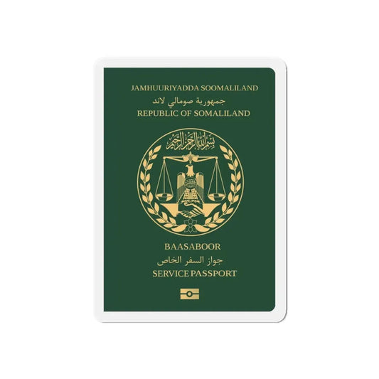 Somaliland Service Passport - Refrigerator Magnet 6 Inch - The Sticker Space