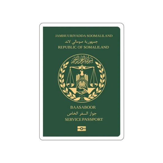 Somaliland Service Passport STICKER Vinyl Die-Cut Decal 2 Inch - The Sticker Space