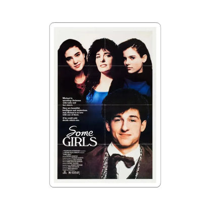 Some Girls 1988 Movie Poster - STICKER Vinyl Kiss-Cut Decal 3 Inch White - The Sticker Space