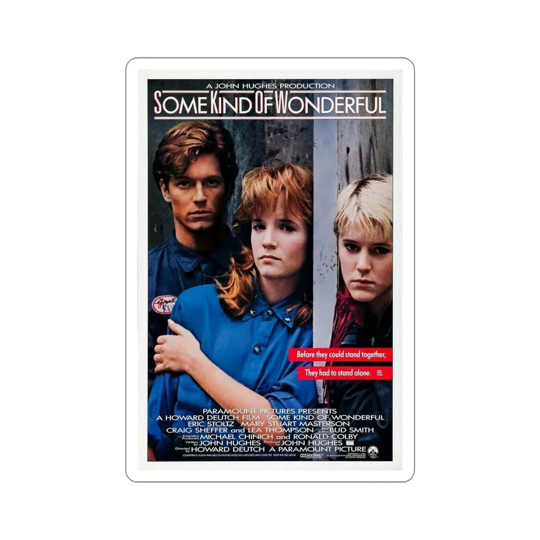 Some Kind of Wonderful 1987 Movie Poster STICKER Vinyl Die-Cut Decal 6 Inch - The Sticker Space
