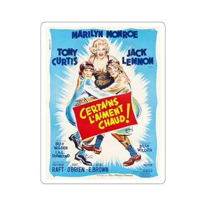 Some Like it Hot 1959 Movie Poster STICKER Vinyl Die-Cut Decal 2 Inch - The Sticker Space