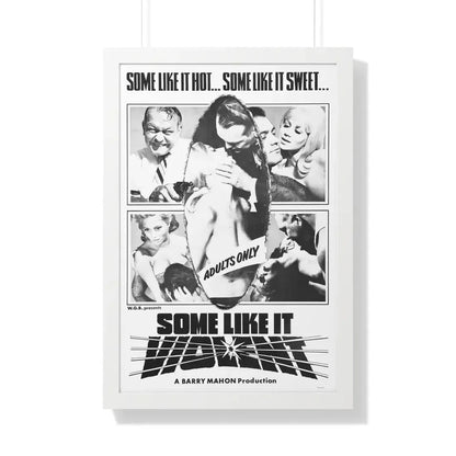 SOME LIKE IT VIOLENT 1968 - Framed Movie Poster 20" x 30" White - The Sticker Space