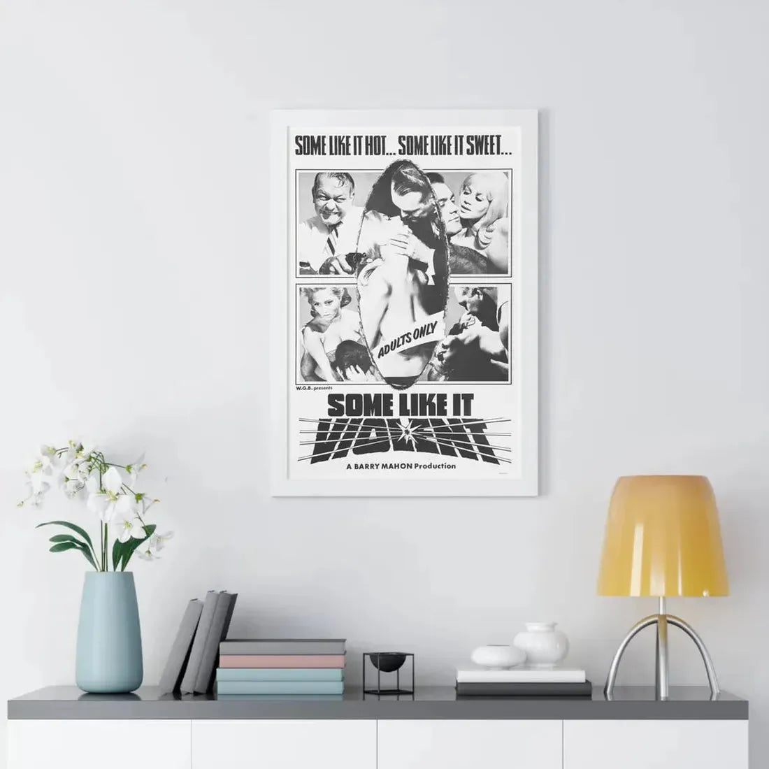 SOME LIKE IT VIOLENT 1968 - Framed Movie Poster - The Sticker Space