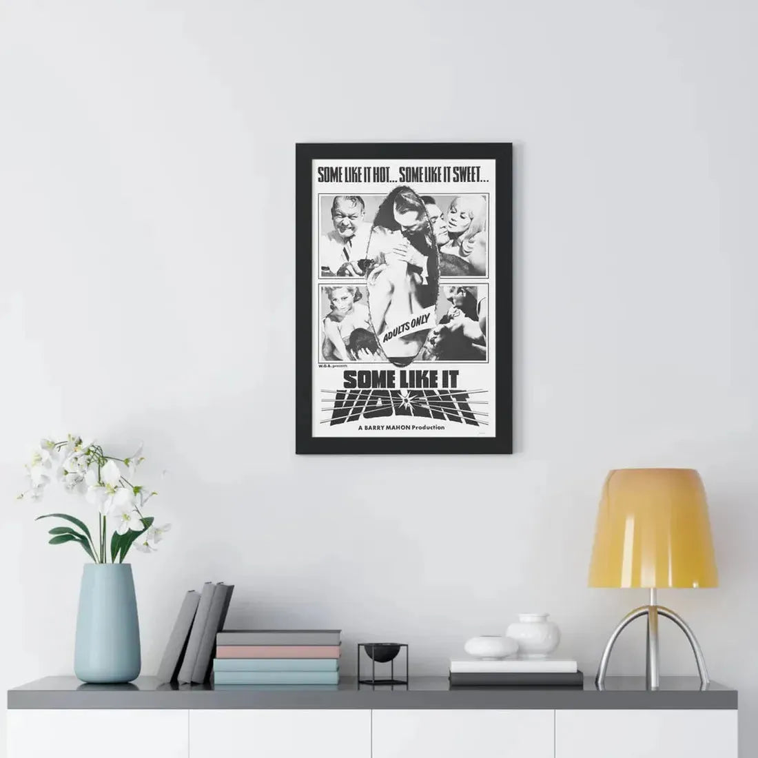 SOME LIKE IT VIOLENT 1968 - Framed Movie Poster - The Sticker Space