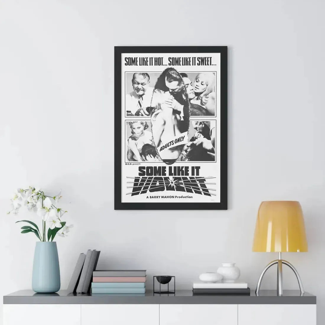 SOME LIKE IT VIOLENT 1968 - Framed Movie Poster - The Sticker Space