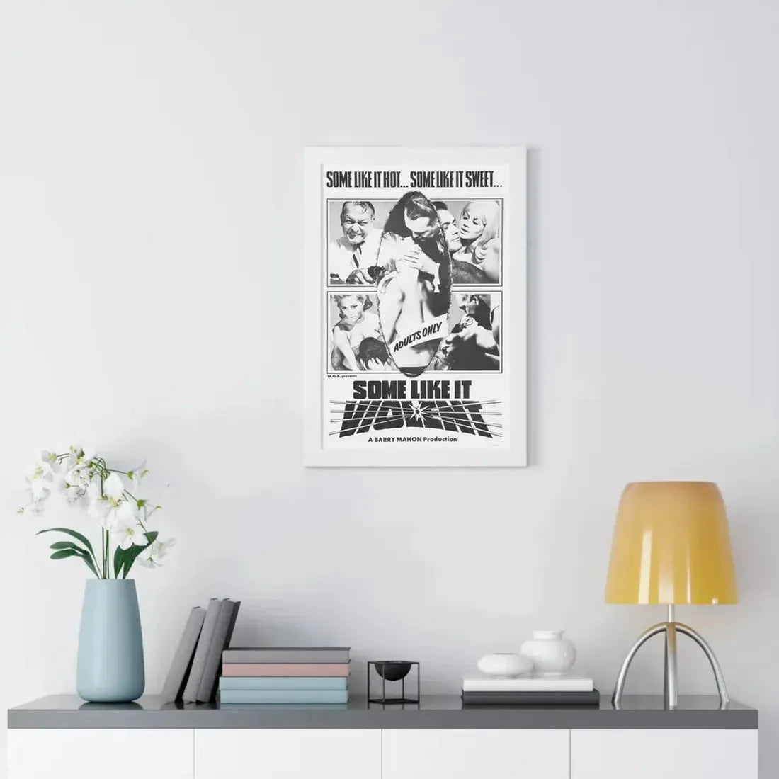 SOME LIKE IT VIOLENT 1968 - Framed Movie Poster - The Sticker Space