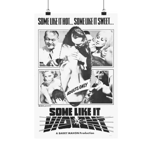 SOME LIKE IT VIOLENT 1968 - Paper Movie Poster 12″ x 18″ Matte - The Sticker Space
