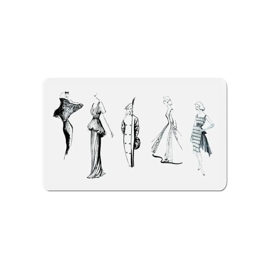 Some Women, 1956 (Magazine Illustration) Refrigerator Magnet 4 Inch Die-Cut - The Sticker Space