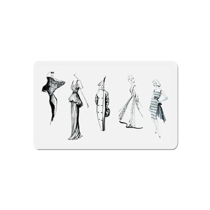 Some Women, 1956 (Magazine Illustration) Refrigerator Magnet 4 Inch Die-Cut - The Sticker Space