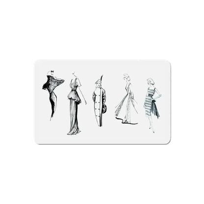 Some Women, 1956 (Magazine Illustration) Refrigerator Magnet 6 Inch Die-Cut - The Sticker Space