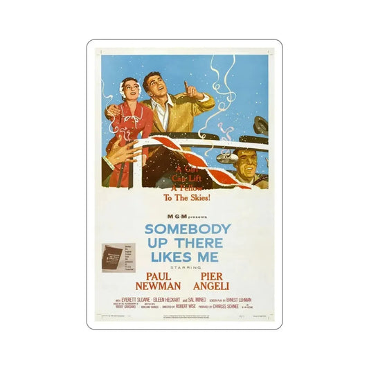 Somebody Up There Likes Me 1956 Movie Poster STICKER Vinyl Die-Cut Decal 6 Inch - The Sticker Space