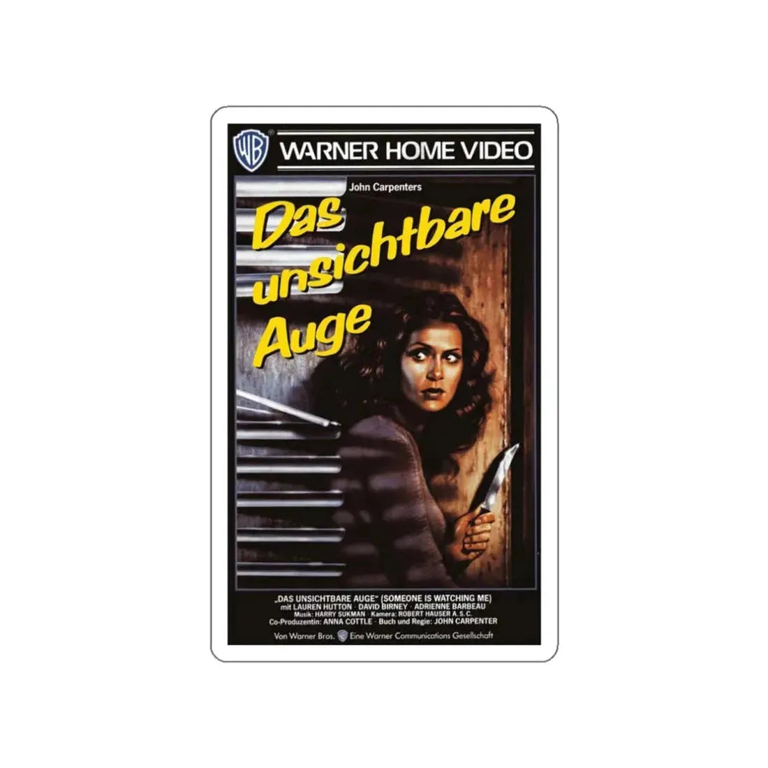 SOMEONE'S WATCHING ME! 1978 Movie Poster STICKER Vinyl Die-Cut Decal 3 Inch - The Sticker Space