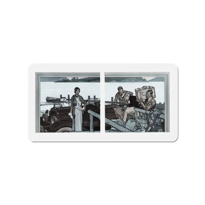 Someone Special (1), The American Magazine, August 1932 (Magazine Illustration) Refrigerator Magnet 2 Inch Die-Cut - The Sticker Space