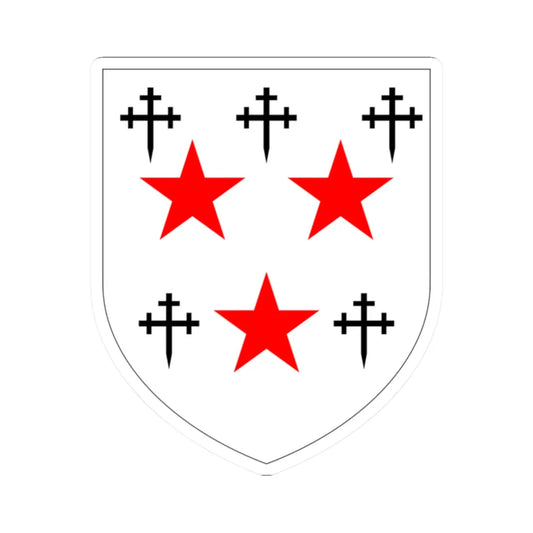Somerville College Oxford arms (England) (Coat of Arms) STICKER Vinyl Kiss-Cut Decal 2 Inch White - The Sticker Space