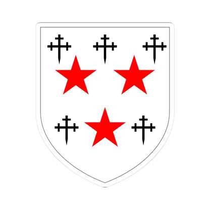 Somerville College Oxford arms (England) (Coat of Arms) STICKER Vinyl Kiss-Cut Decal 3 Inch White - The Sticker Space