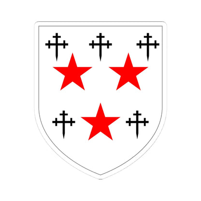 Somerville College Oxford arms (England) (Coat of Arms) STICKER Vinyl Kiss-Cut Decal 4 Inch White - The Sticker Space