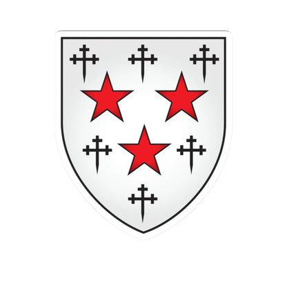 Somerville College Oxford Coat Of Arms (England) (Coat of Arms) STICKER Vinyl Kiss-Cut Decal 2 Inch White - The Sticker Space
