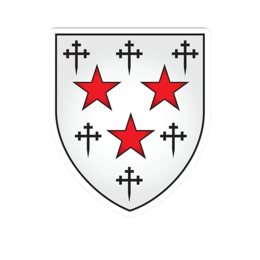 Somerville College Oxford Coat Of Arms (England) (Coat of Arms) STICKER Vinyl Kiss-Cut Decal 2 Inch White - The Sticker Space