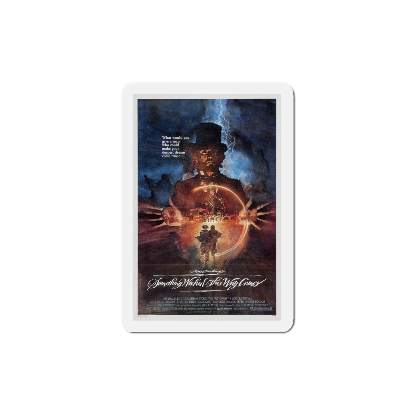 Something Wicked This Way Comes 1983 Movie Poster Die-Cut Magnet-4" x 4"-The Sticker Space