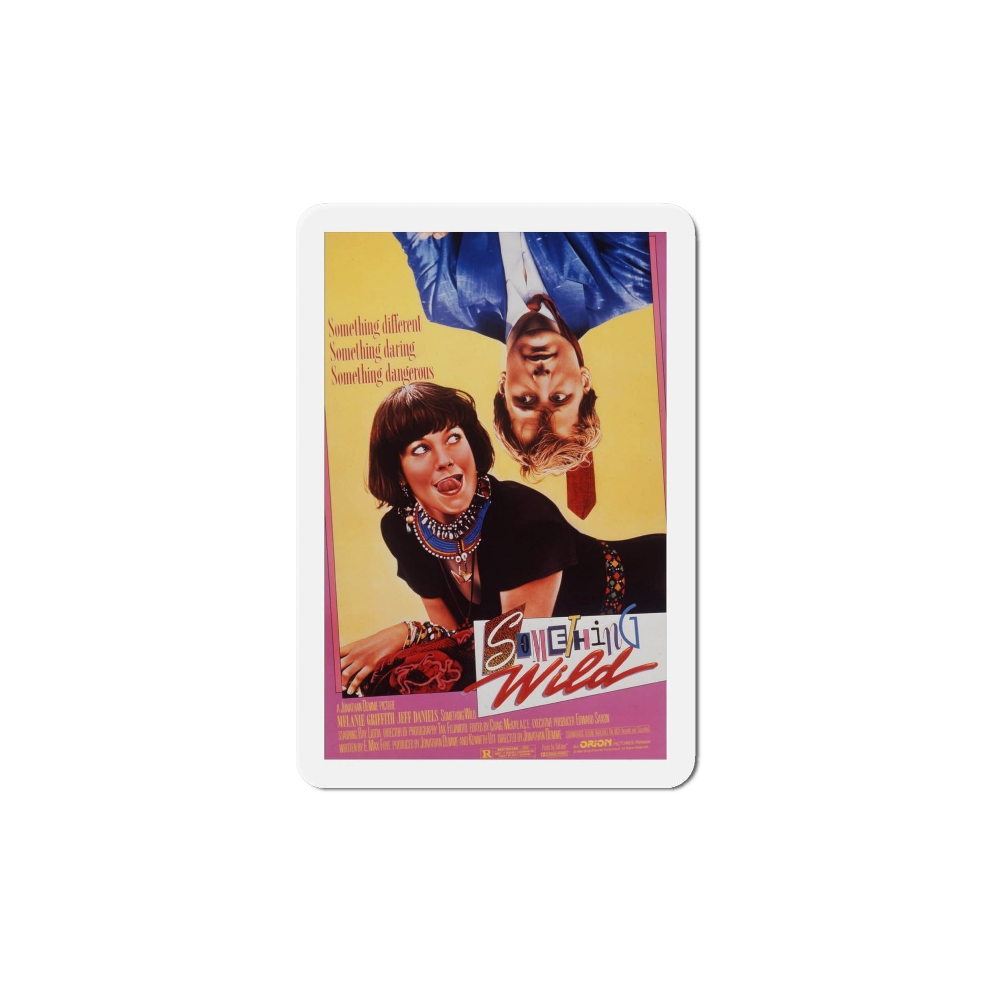 Something Wild 1986 Movie Poster Die-Cut Magnet-6 × 6"-The Sticker Space